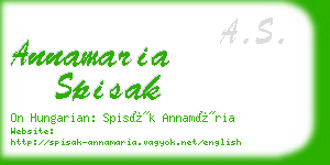 annamaria spisak business card